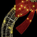 vidaXL Koszorú 60 LED-del Meleg fehér 76 x 8.5 x 76 cm Akril