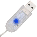 vidaXL Koszorú 60 LED-del Meleg fehér 76 x 8.5 x 76 cm Akril