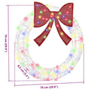 vidaXL Koszorú 60 LED-del Sokszínű 76 x 8.5 x 76 cm Akril