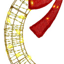 vidaXL Koszorú 60 LED-del Meleg fehér 75 cm PET