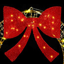 vidaXL Koszorú 60 LED-del Meleg fehér 75 cm PET