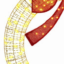 vidaXL Koszorú 150 LED-del Meleg fehér 120 cm PET