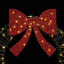 vidaXL Koszorú 60 LED-del Meleg fehér 75 cm Rattan