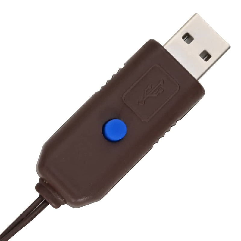 vidaXL Koszorú 80 LED-del Meleg fehér 90 cm Rattan