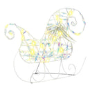 vidaXL LED rénszarvasok 60 LED-del 3 pcs Meleg fehér PET