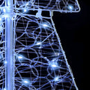 vidaXL Karácsonyfa 100 LED-del Hideg Fehér 120 cm Akril