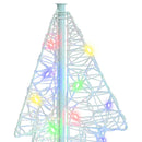 vidaXL Karácsonyfa 100 LED-del Sokszínű 120 cm Akril