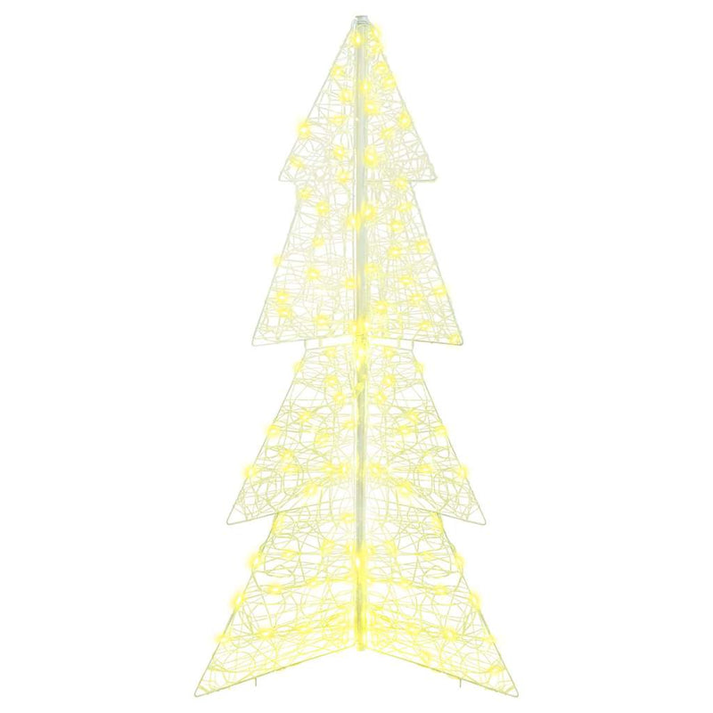 vidaXL Karácsonyfa 160 LED-del Meleg fehér 150 cm Akril