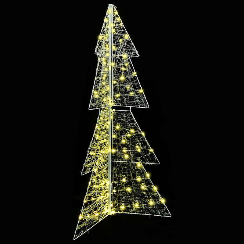 vidaXL Karácsonyfa 160 LED-del Meleg fehér 150 cm Akril