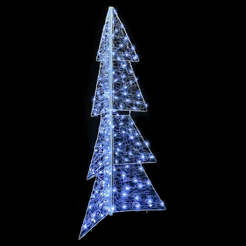 vidaXL Karácsonyfa 160 LED-del Hideg Fehér 150 cm Akril