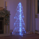 vidaXL Karácsonyfa 160 LED-del Kék 150 cm Akril