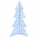 vidaXL Karácsonyfa 160 LED-del Kék 150 cm Akril
