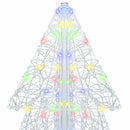 vidaXL Karácsonyfa 240 LED-del Sokszínű 180 cm Akril