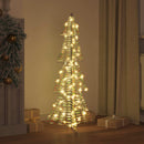 vidaXL Karácsonyfa 100 LED-del Meleg fehér 120 cm PET