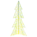 vidaXL Karácsonyfa 160 LED-del Meleg fehér 150 cm PET