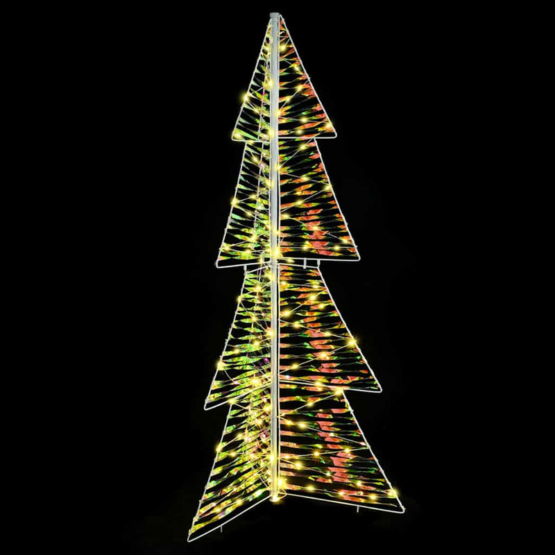 vidaXL Karácsonyfa 160 LED-del Meleg fehér 150 cm PET