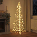 vidaXL Karácsonyfa 240 LED-del Meleg fehér 180 cm PET