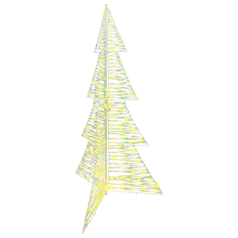 vidaXL Karácsonyfa 240 LED-del Meleg fehér 180 cm PET