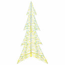vidaXL Karácsonyfa 240 LED-del Meleg fehér 180 cm PET
