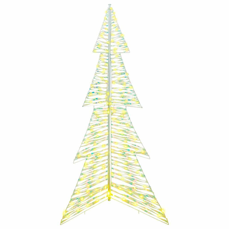vidaXL Karácsonyfa 240 LED-del Meleg fehér 180 cm PET