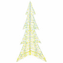 vidaXL Karácsonyfa 240 LED-del Meleg fehér 180 cm PET