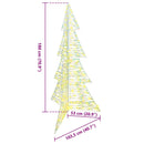 vidaXL Karácsonyfa 240 LED-del Meleg fehér 180 cm PET