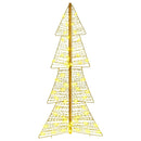 vidaXL Karácsonyfa 100 LED-del Meleg fehér 120 cm PET
