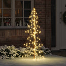 vidaXL Karácsonyfa 160 LED-del Meleg fehér 150 cm PET