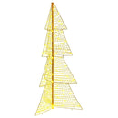 vidaXL Karácsonyfa 160 LED-del Meleg fehér 150 cm PET