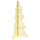 vidaXL Karácsonyfa 160 LED-del Meleg fehér 150 cm PET