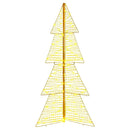 vidaXL Karácsonyfa 160 LED-del Meleg fehér 150 cm PET