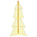 vidaXL Karácsonyfa 160 LED-del Meleg fehér 150 cm PET