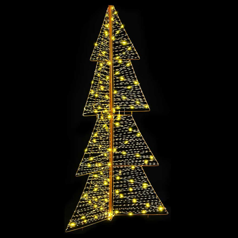 vidaXL Karácsonyfa 160 LED-del Meleg fehér 150 cm PET