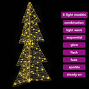 vidaXL Karácsonyfa 160 LED-del Meleg fehér 150 cm PET