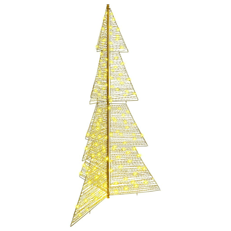 vidaXL Karácsonyfa 240 LED-del Meleg fehér 180 cm PET