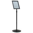 vidaXL Pedestal poszter állvány Ezüst a3 PVC és Acél