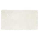 vidaXL Műgyapjú Szőnyeg Tafalla Fehér 60 x 110 cm Poliészter