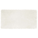 vidaXL Műgyapjú Szőnyeg Tafalla Fehér 80 x 150 cm Poliészter