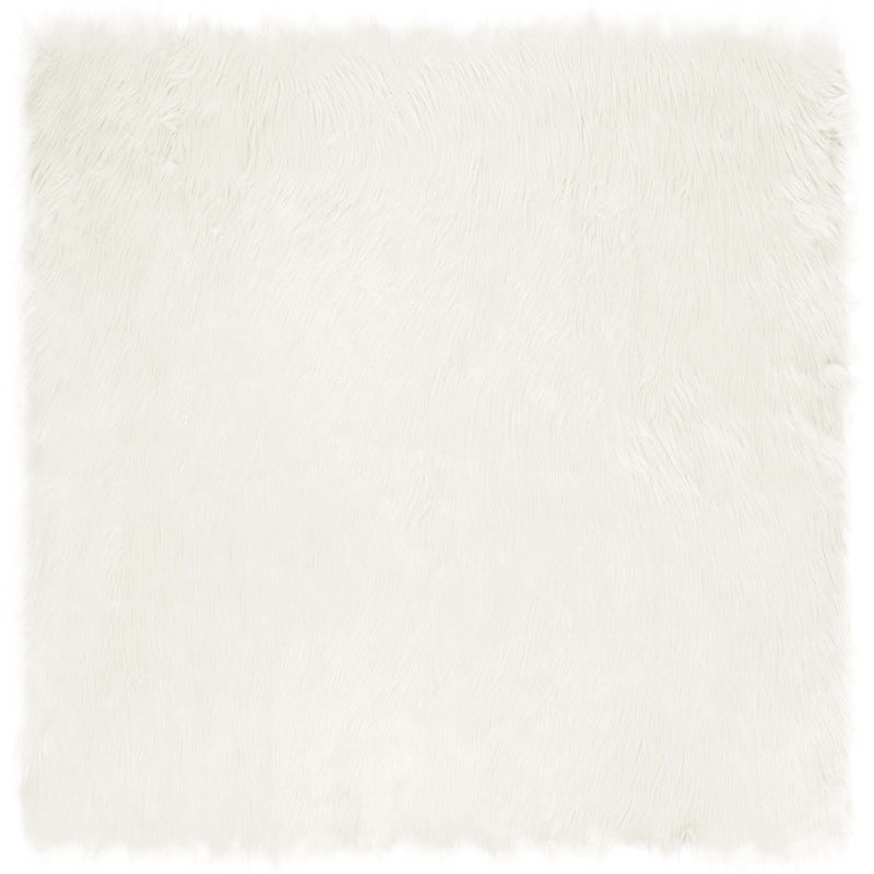 vidaXL Műgyapjú Szőnyeg Tafalla Fehér 160 x 160 cm Poliészter