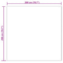 vidaXL Műbáránybőr szőnyeg TAFALLA Fehér 200 x 200 cm Poliészter