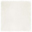 vidaXL Műgyapjú Szőnyeg Tafalla Fehér 200 x 200 cm Poliészter