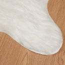 vidaXL Műgyapjú Szőnyeg Tafalla Fehér 50 x 80 cm Poliészter