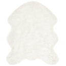vidaXL Műgyapjú Szőnyeg Tafalla Fehér 50 x 80 cm Poliészter