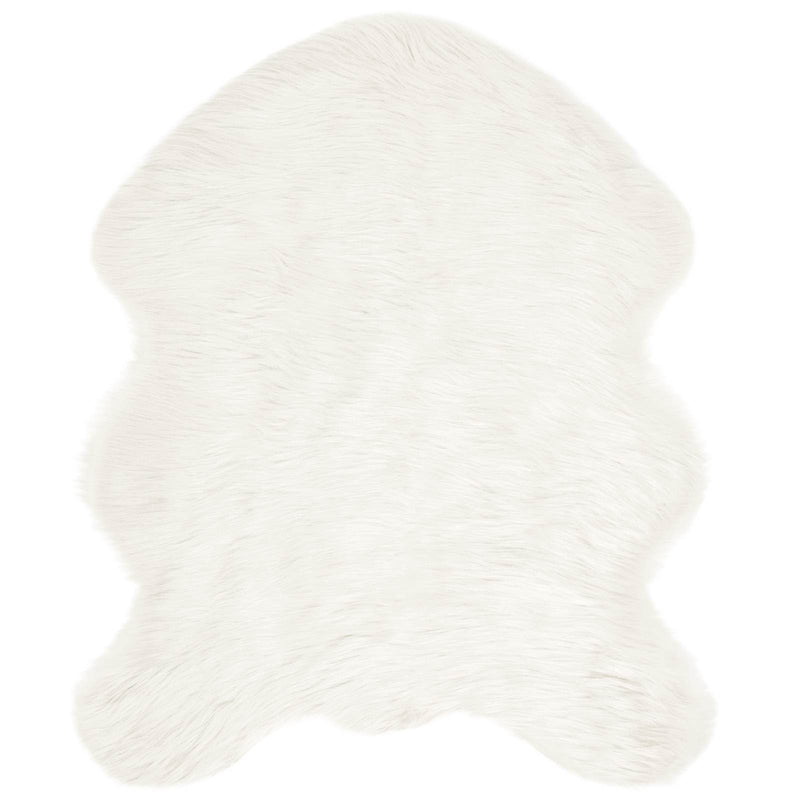 vidaXL Műgyapjú Szőnyeg Tafalla Fehér 50 x 80 cm Poliészter