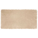 vidaXL Műgyapjú Szőnyeg Tafalla Bézs 60 x 110 cm Poliészter