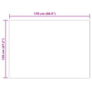 vidaXL Műgyapjú Szőnyeg Tafalla Bézs 120 x 170 cm Poliészter