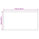 vidaXL Műbáránybőr szőnyeg TAFALLA Krémszínű 60 x 110 cm Poliészter
