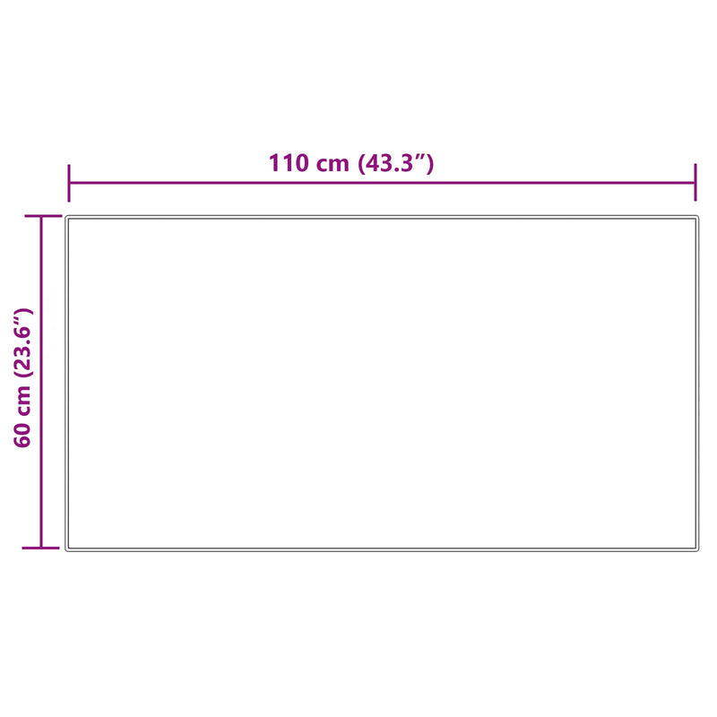vidaXL Műgyapjú Szőnyeg Tafalla Krém 60 x 110 cm Poliészter
