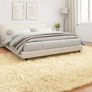 vidaXL Műbáránybőr szőnyeg TAFALLA Krémszínű 200 x 280 cm Poliészter