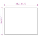 vidaXL Műgyapjú Szőnyeg Tafalla Krém 200 x 280 cm Poliészter